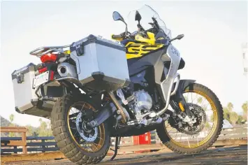  ?? DAVID BOOTH ?? The 2022 BMW F 850 GS Adventure features plenty of power, comfort.