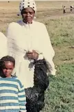  ?? SUPPLIED ?? LUCY Ndou, who is a semi-finalist in the Toastmaste­rs Internatio­nal Speech Contest, will give a speech about her mother titled ‘Through my mother’s eyes’. Her mother, Nomalizo Ngantweni, became blind as a young woman. On the right is an 8-year-old Ndou with her mother. |