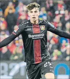  ?? FOTO: GETTY ?? Kai Havertz
El jugador del Bayer Leverkusen está en su mejor momento