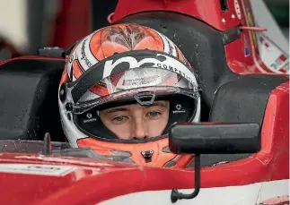  ?? JOSEPH JOHNSON/STUFF ?? Marcus Armstrong before a practice session for round 1 of the Toyota Racing Series.