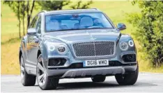  ?? Foto: Michael Gebhardt ?? Geschmacks­sache – und Gefühlssac­he: der Bentley Bentayga.