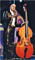  ??  ?? No strings attached: Tavaré is taking to the stage without his trusty double bass