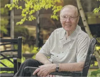  ?? DAILY HERALD FILE PHOTO ?? Longtime WGN-TV anchor Jack Taylor in Naperville in 2012. In retirement, he did a weekly segment for the College of DuPage’s radio station.