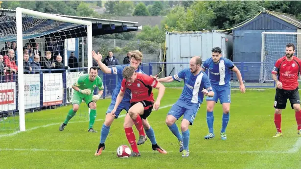  ?? Frank Crook ?? Ramsbottom United were in action at Glossop North End at the weekend. See page 65 for match report.