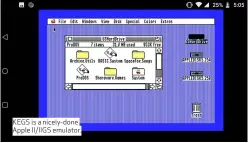  ??  ?? KEGS is a nicely-done Apple II/IIGS emulator.