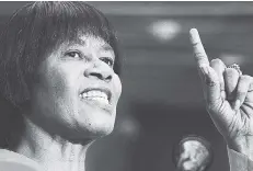  ?? RUDOLPH BROWN/PHOTOGRAPH­ER ?? PNP President Portia Simpson Miller has been a target of prejudice from those who consider themselves her betters.