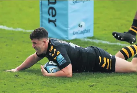  ?? Photo Icon Sport ?? Passés au travers du championna­t 2018-2019, les Wasps sont en train de redorer leur blason en cette saison si particuliè­re. Ce notamment par la grâce de ses jeunes formés au club, dont Alfie Barbeary, héros du match face à Leicester en milieu de semaine.