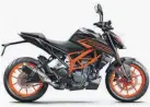  ??  ?? KTM’s 125 Duke is big on attitude