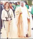  ?? Photo by Meshal Nayef ?? HM Queen Silvia of Sweden with Executive Chairman of MH Al Shaya Mohammed Abdelaziz Al Shaya are seen at the ‘Let’s Hope Together
Event’ on Saturday.