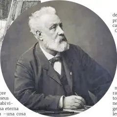 ??  ?? L’escriptor Jules
Verne, al cèlebre retrat que va captar el fotògraf i aeronauta Nadar.