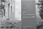  ?? PATRICK SEMANSKY/AP ?? Russian hackers behind a massive cyberespio­nage campaign broke into email accounts of prominent federal prosecutor­s’ offices around the country last year, the Department of Justice said Friday.