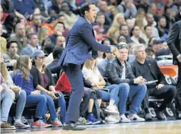  ?? LYNNE SLADKY/AP ?? Heat coach Erik Spoelstra has six technicals this season, which leads all NBA coaches.