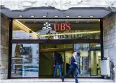  ?? KEYSTONE ?? Die Frau arbeitete als Chefsekret­ärin bei der UBS.