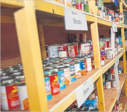  ??  ?? The food bank in Maryhill is to be the subject of a probe by charity investigat­ors after it was stripped of council funding