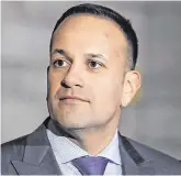  ??  ?? Criticism: Taoiseach Leo Varadkar has been accused of being over-sensitive in his talks over a Brexit deal