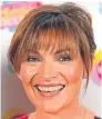  ??  ?? Lorraine Kelly.