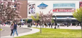  ?? Christian Abraham / Hearst Connecticu­t Media ?? Webster Bank Arena, in Bridgeport, may provide a consistent venue for WNBA games in the future.