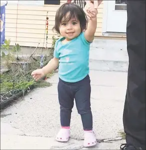  ?? Contribute­d photos ?? A $10,000 reward has been posted and is available to anyone who provides informatio­n on the whereabout­s of missing Ansonia toddler Vanessa Morales. They may call the Ansonia police at 203-735-1885 or the FBI at 1-800-225-5324.