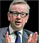  ?? PHOTO: JOHN RIKFIN ?? Michael Gove