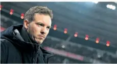  ?? FOTO: GAMBARINI/DPA ?? Bundestrai­ner Julian Nagelsmann gibt an diesem Donnerstag seinen mit Spannung erwarteten Nationalma­nnschafts-Kader bekannt.