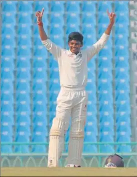  ?? HT FILE PHOTO ?? ▪ Priyam Garg, who had a double century against Goa in Ranji Trophy opener, would be playing his first Under-19 match this season.