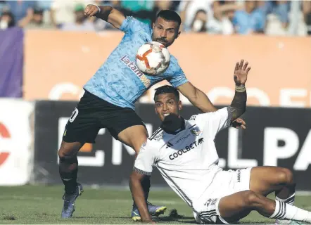  ?? / AGENCIAUNO ?? Lo gritó con todo. Rabello se para rápido tras el rebote y fusila a De Paul para el 1-0.