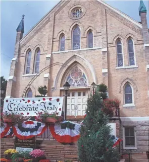  ?? OHIO ?? St. John the Baptist Italian Catholic Church, site of the Columbus Italian Festival