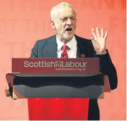  ?? Picture: Getty Images. ?? Jeremy Corbyn perhaps needs to heed the lessons of two years ago when a possible Labour-SNP pact put people off voting for his party.