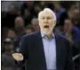  ?? MATT SLOCUM - AP ?? San Antonio Spurs head coach Gregg Popovich is well known to sit players whenever he sees fit. The 76ers went the other way in Wednesday’s win over San Antonio when Joel Embiid played with a sprained hand.