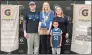  ?? Gatorade / Contribute­d Photo ?? UConn recruit Paige Bueckers poses with her family after being named the girls basketball Gatorade Player of the Year in 2019.