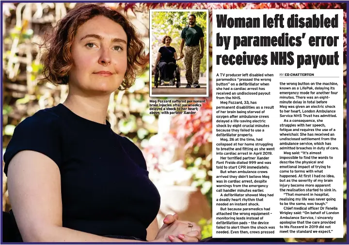 Woman left disabled by paramedics’ error receives NHS payout - PressReader