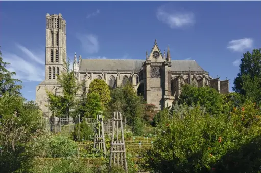  ??  ?? La cathédrale Saint-Étienne se dresse au-dessus des jardins botaniques de l'Évêché, qui étaient la propriété des ecclésiast­iques jusqu'en 1910. Le plus grand espace vert de Limoges (5 hectares) abrite notamment
un jardin historique, riche de 1500 espèces
végétales.