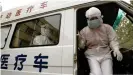  ??  ?? At the height of the SARS outbreak, China set up mobile fever clinics to screen local residents for the virus