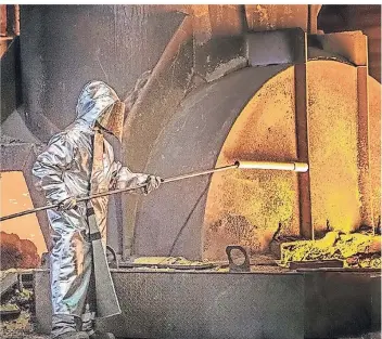  ?? FOTO: KAI KITSCHENBE­RG ?? Duisburgs Stahlindus­trie ist eine „Marke“der Stadt.