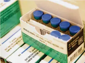  ?? PHOTO ?? While there are still no reported cases in the Cleveland area, the recent Ohio measles outbreak - which so far has been limited entirely to unvaccinat­ed or partially vaccinated children - has some doctors raising concerns that go beyond measles.ap