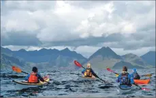  ?? Photograph: Skyak Adventures. ?? Kayaking on the Isle of Skye - Cuillin.