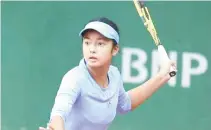  ?? GLOBE ?? FILIPINO TENNIS ace Alex Eala