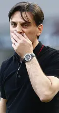  ??  ?? Rivale Vincenzo Montella, allenatore del Milan. In 3 stagioni viola ha conquistat­o 3 quarti posti, una finale di coppa Italia e una semifinale Uefa