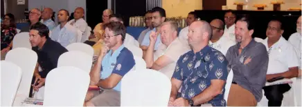  ?? Photo: FHTA ?? Participan­ts during the Fiji Hotel and Tourism Associatio­n annual general meeting on June 23, 2022.
