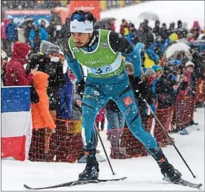  ??  ?? Porte-drapeau en 2014, Lamy-Chappuis n’a pas autant de pression en 2018.