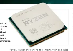  ??  ?? Despite Rocket Lake’s multiple updates, it still can’t best AMD’s Zen 3 architectu­re in most benchmarks.