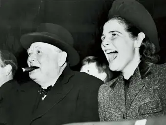  ??  ?? 22 December 1938: with her father at the Bertram Mills circus in Olympia, days before she began keeping a diary