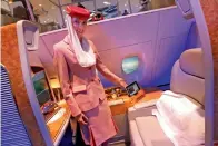  ?? Reuters ?? an emirates cabin on display at the internatio­nal tourism trade fair itB Berlin on Wednesday. —