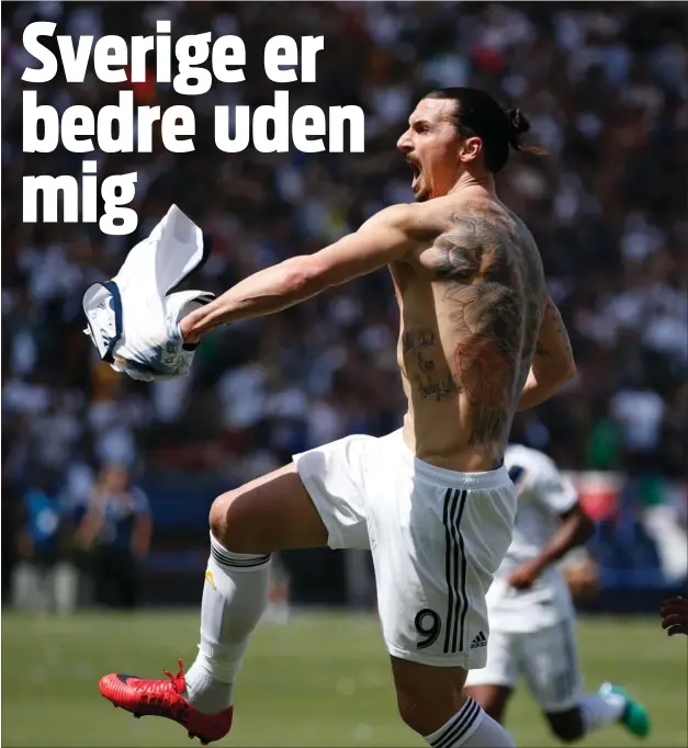  ?? FOTO: AP ?? I marts skiftede Zlatan Ibrahimovi­c til LA Galaxy fra Manchester United, hvor han havde svaert ved at spille sig på holdet.