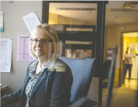 ?? KAYLE NEIS FILES ?? Rita Field, the executive director with Saskatoon Crisis Interventi­on Service, is hoping to secure funding for another two-member Police and Crisis Team.
