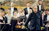  ??  ?? Bacchetta Il direttore d’orchestra John Eliot Gardiner (75 anni)