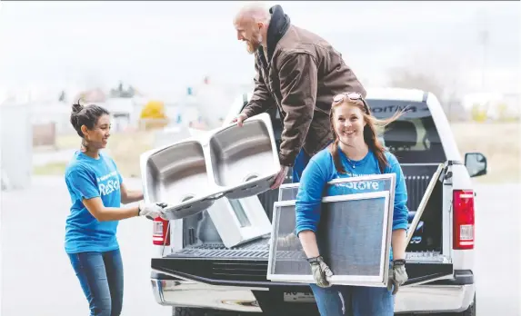  ??  ?? Habitat for Humanity's ReStore has launched a campaign that challenges Canadians to keep one billion pounds of household goods and building supplies out of the landfill by May 2022.