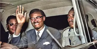  ?? / Everett Collection ?? The first prime minister of the independen­t Democratic Republic of Congo (then the Republic of Congo) Patrice Lumumba was assassinat­ed by Belgian authoritie­s in 1961.