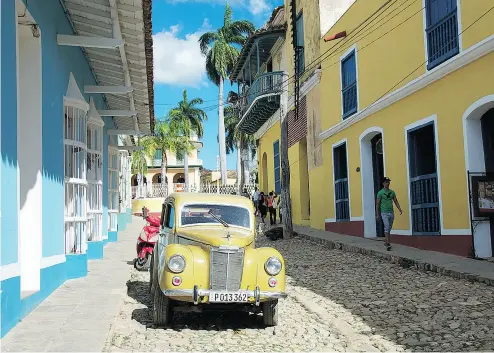  ?? NANCY TRUMAN FOR NATIONAL POST ?? Trinidad Street, a cobbleston­e road off the Plaza Mayor, was once home to wealthy colonial landowners.