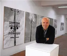  ?? RP-FOTO: ANDREAS PROBST ?? Thomas Schüppings großformat­ige Schwarz-Weiß-Fotos stehen im Mittelpunk­t der neuen Ausstellun­g des Kunstverei­ns.